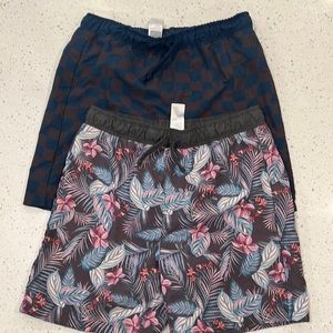 T & B swim trunks youth 10/12 short swim trunks New without tags/ LOT OF 2